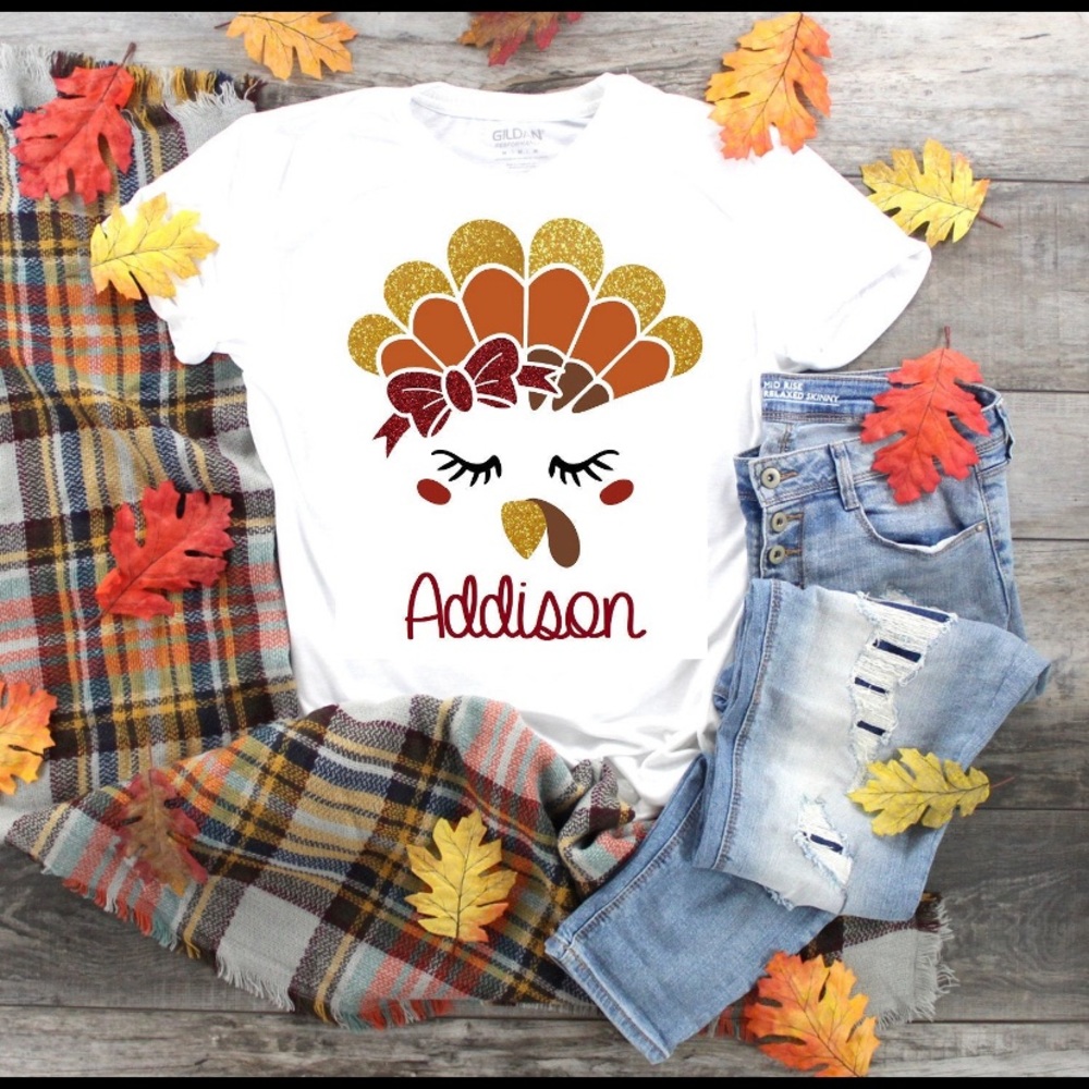 KIDS THANKSGIVING FALL SHIRTS